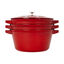 4-pc Stackable Cookware Set, Cherry, Cast Iron ,,large preview