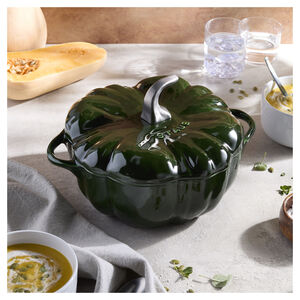 3.5 qt, Pumpkin, Dutch Oven With Stainless Steel Knob, Basil
