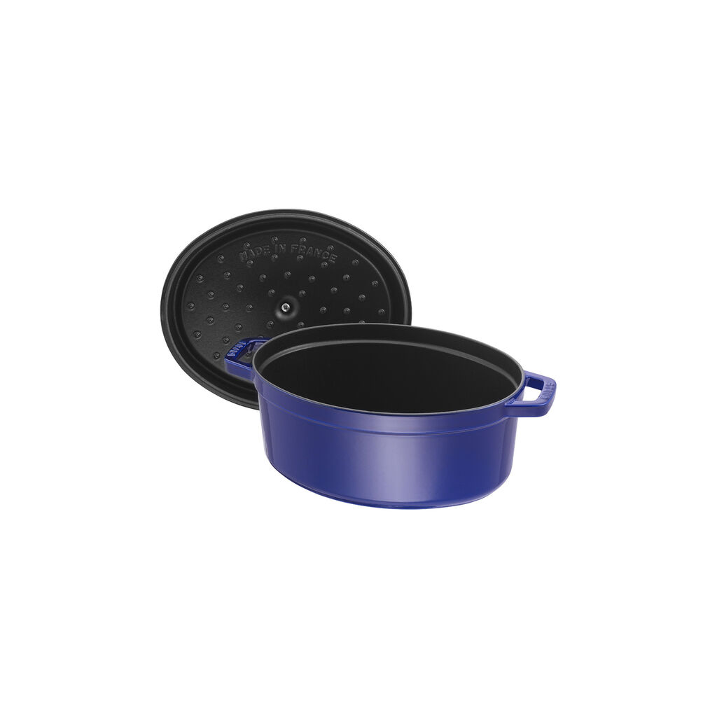 5.75 qt, Oval, Dutch Oven, Dark Blue,,large