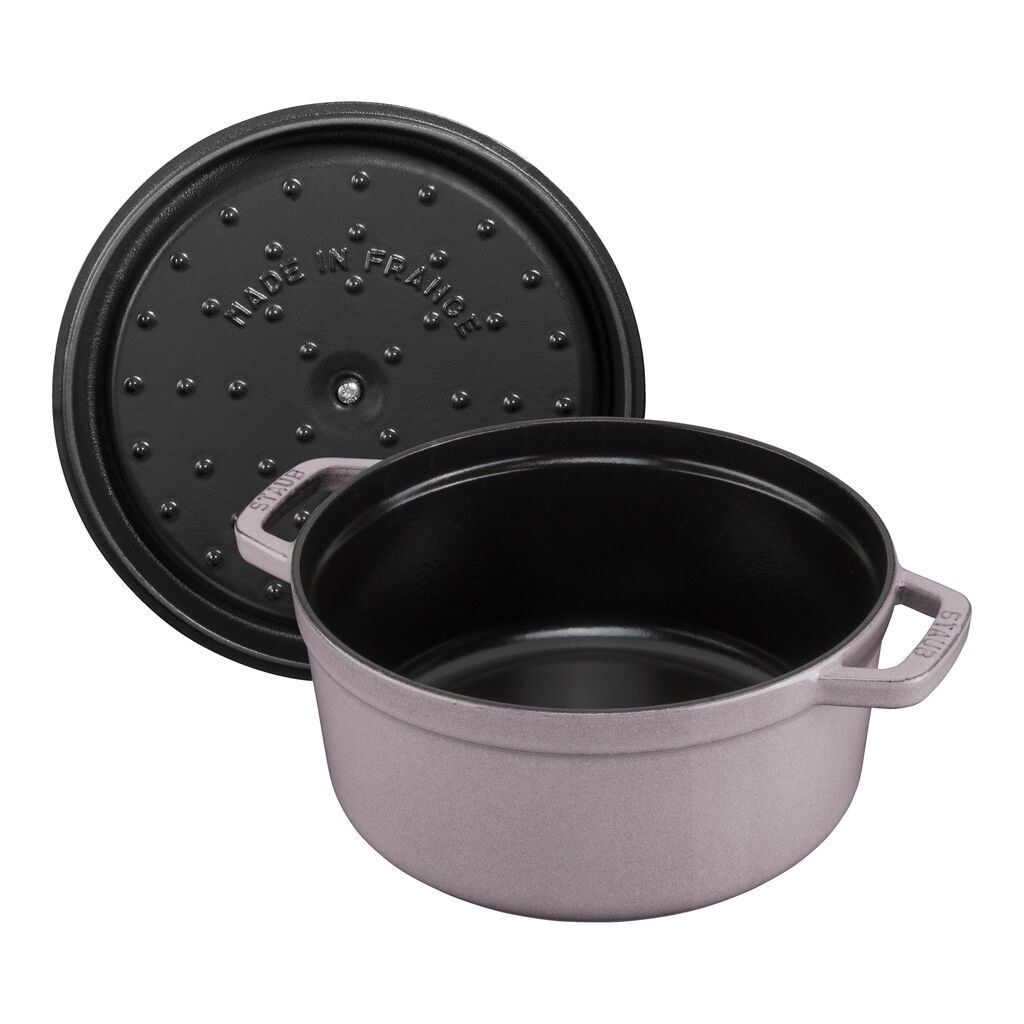 5.5 qt, Round, Dutch Oven, Lilac,,large