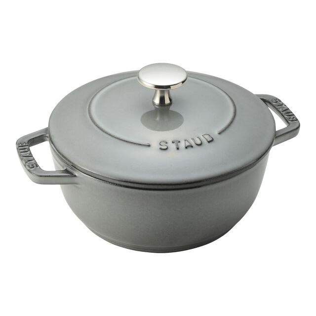 1 qt, Round French Oven, Graphite Grey - Factory Second