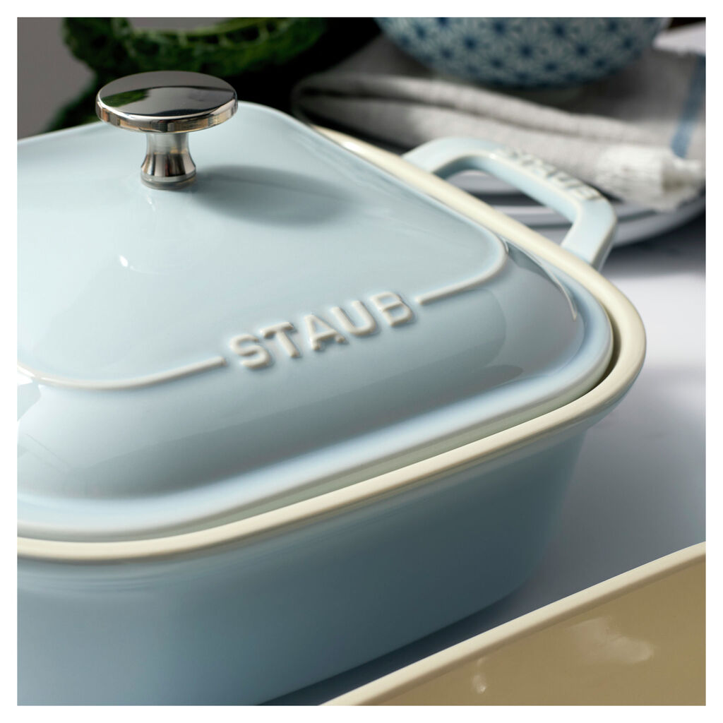 4-pc, Macaron Mixed Baking Dish Set, Light Blue,,large