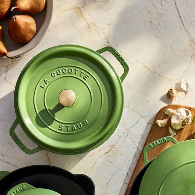 4 qt, Round, Dutch Oven, Pistachio,,large