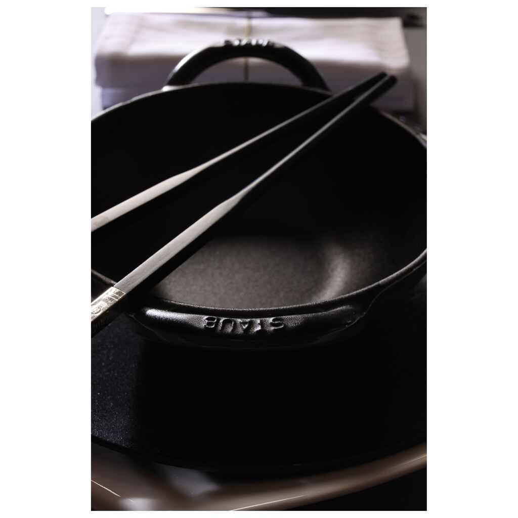 6.5-inch, Baby Wok, Matte Black,,large