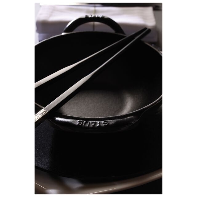 6.5-inch, Baby Wok, Matte Black,,large