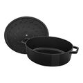 6 qt, Wide Oval French Oven, Matte Black,,large