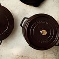 5.5 qt, Round, Dutch Oven, Matte Espresso,,large