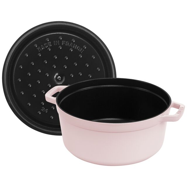 5.5 qt, Round, Dutch Oven, Peony Pink,,large