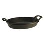 9.5-inch, Oval, Gratin Baking Dish, Matte Black,,large