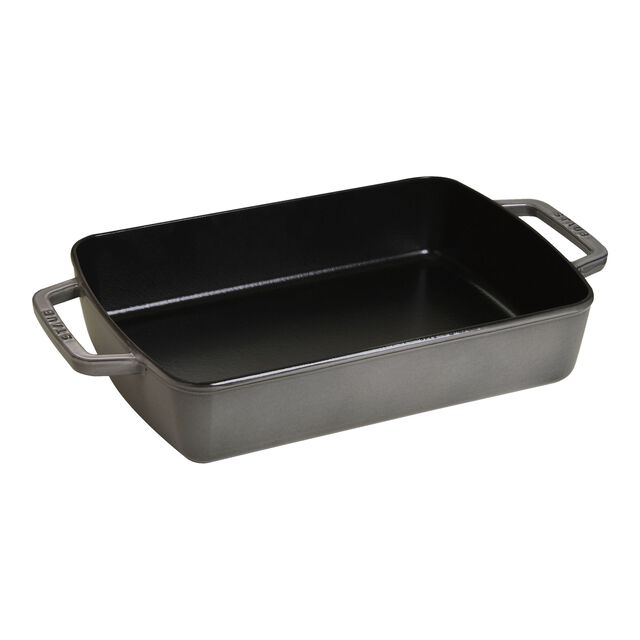 12-x 8-inch, Rectangular, Roasting Pan, Graphite Grey,,large