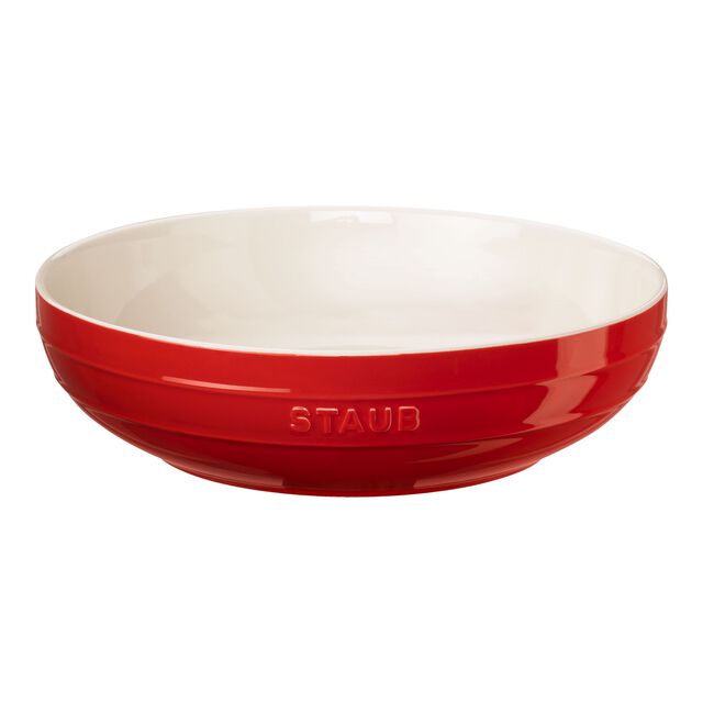 11.5-inch, Shallow Serving Bowl, Cherry,,large