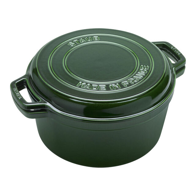 6.5 qt, Braise and Grill Dutch Oven Set, Basil,,large