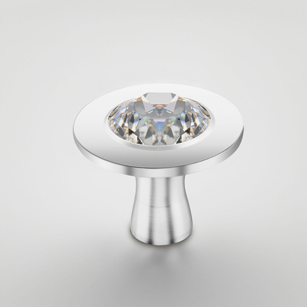 Knob Adorned With Crystal By Swarovski,,large
