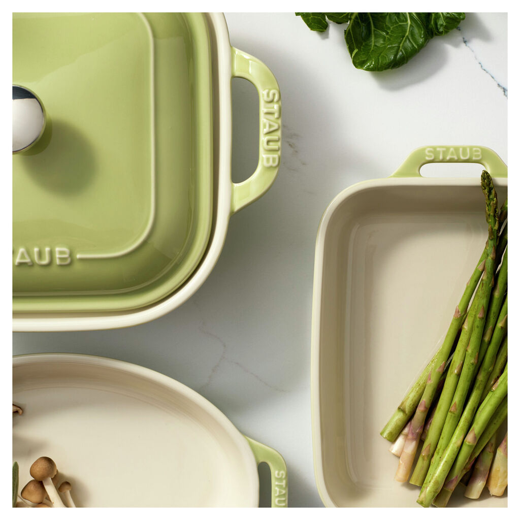 4-pc, Macaron Mixed Baking Dish Set, Light Green,,large