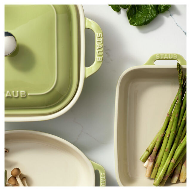 4-pc, Macaron Mixed Baking Dish Set, Light Green,,large