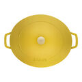 6 qt, Wide Oval French Oven, Citron,,large