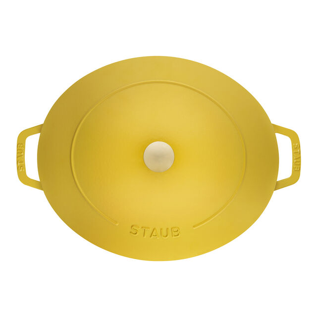 6 qt, Wide Oval French Oven, Citron,,large