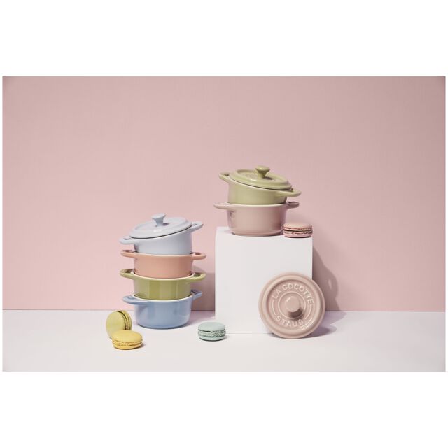 6-pc, Mini Round Dutch Oven Set Macaron, Mixed Colors,,large