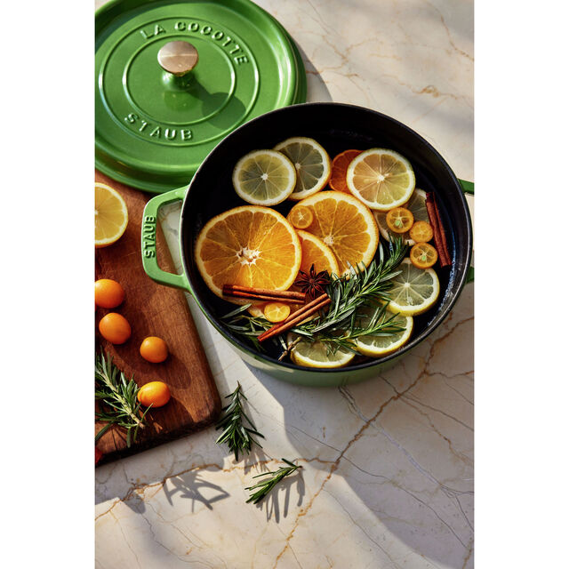 4 qt, Round, Dutch Oven, Pistachio,,large