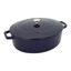 6 qt, Wide Oval French Oven, Dark Blue,,large preview