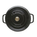 4 qt, Round, Dutch Oven, Matte Black - Factory Second,,large