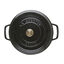 4 qt, Round, Dutch Oven, Matte Black - Factory Second,,large preview