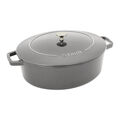 6 qt, Wide Oval French Oven, Graphite Grey,,large