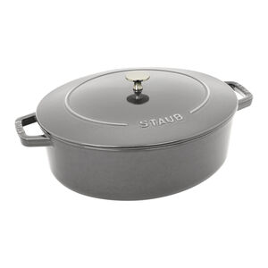6 qt, Wide Oval French Oven, Graphite Grey
