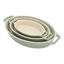 3-pc, Oval, Baking Dish Set, Eucalyptus,,large preview