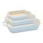 3-pc, Macaron Baking Dish Set, Mixed Colors,,large preview