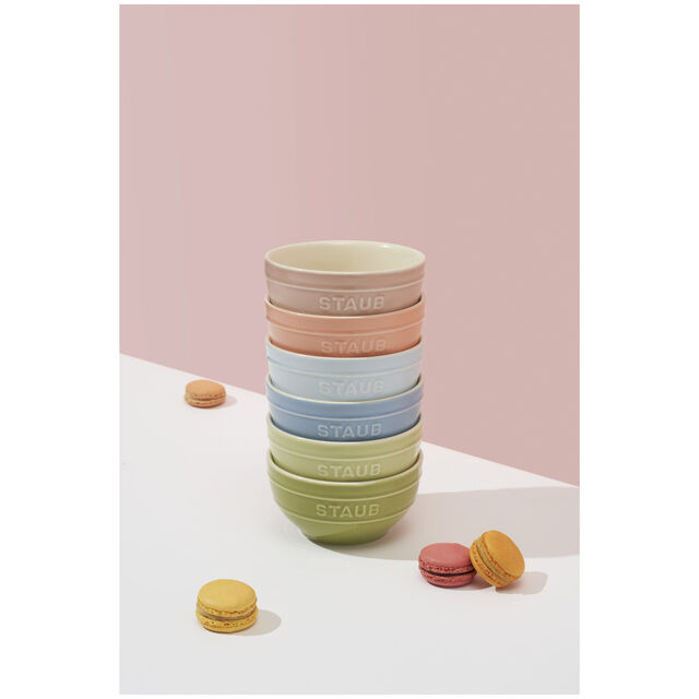 4.5-inch / 6-pc, Bowl set macaron, Mixed Colors,,large
