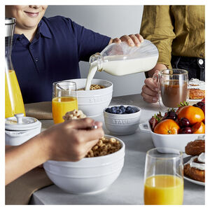 3.5-inch / 2-pc, Prep Bowl Set, White