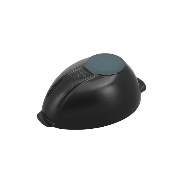 2 qt, Cast Iron, Mussel Pot, Matte Black,,large