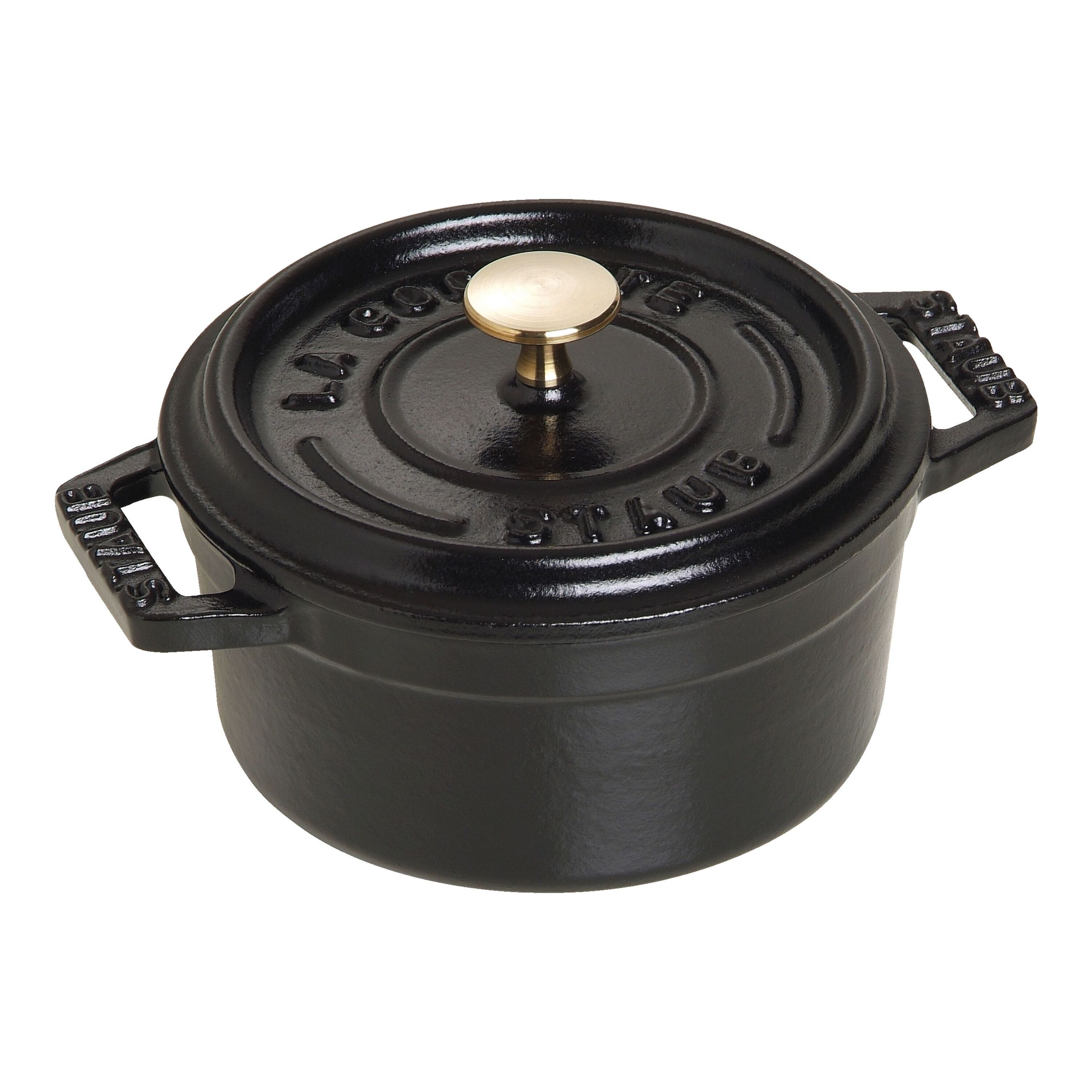 Buy Cast Iron 0.25 qt, Mini Round Dutch Oven, Matte Black | STAUB
