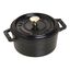 0.25 qt, Mini Round Dutch Oven, Matte Black,,large preview
