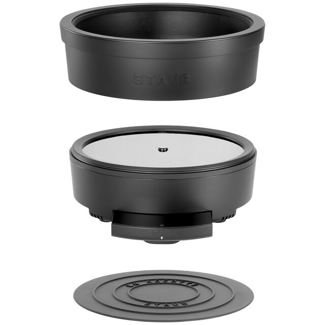 Precision Induction Multi Cooker, Matte Black,,large