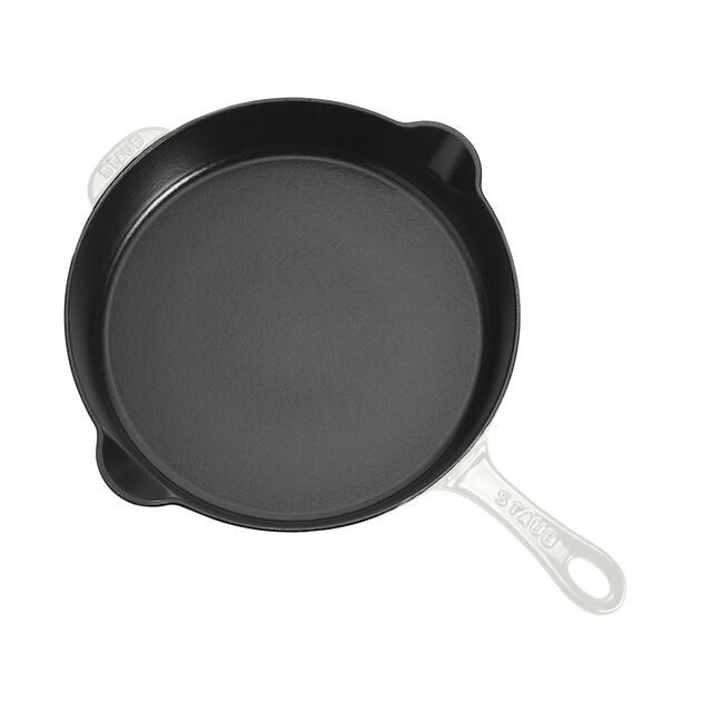11-inch, Traditional Deep Skillet, White Truffle,,large