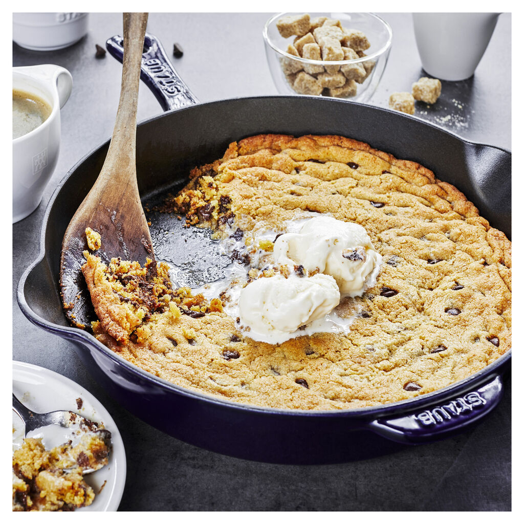 11-inch, Traditional Deep Skillet, Dark Blue,,large