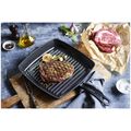 12-inch, Cast Iron, Square, Grill Pan, Matte Black,,large
