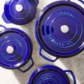4 qt, Round, Dutch Oven, Dark Blue,,large