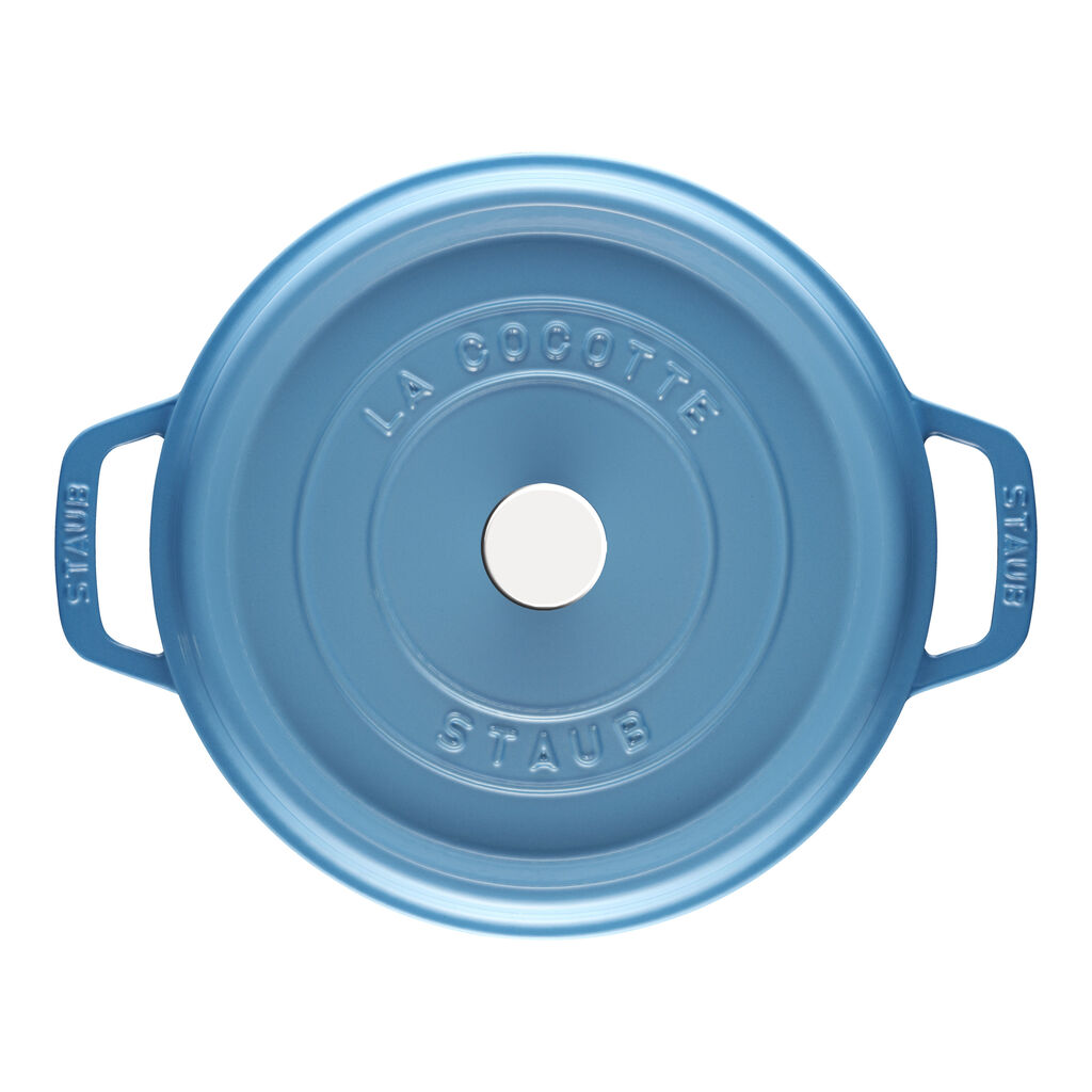 4 qt, Round, Dutch Oven, French Blue,,large