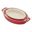 2-pc, Oval Baking Dish Set, Cherry,,large preview