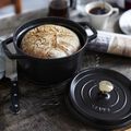 4 qt, Round, Dutch Oven, Matte Black,,large