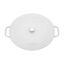 6 qt, Wide Oval French Oven, Pure White,,large preview