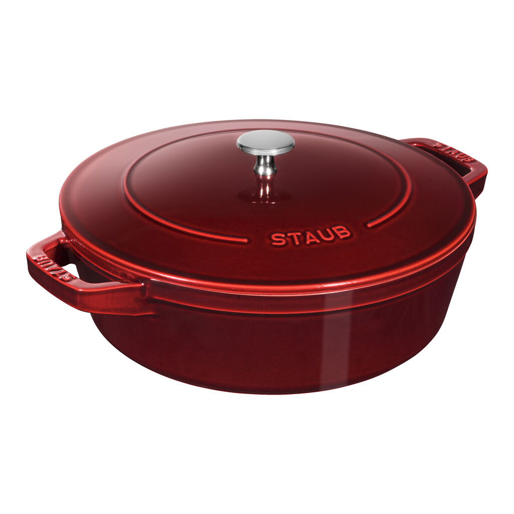 4-pc Stackable Cookware Set, Grenadine, Cast Iron ,,large