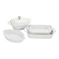 5-pc, Mixed Baking Dish Set, White,,large