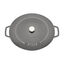 6 qt, Wide Oval French Oven, Graphite Grey,,large preview