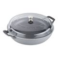 3.5 qt, Braiser With Glass Lid, Graphite Grey,,large