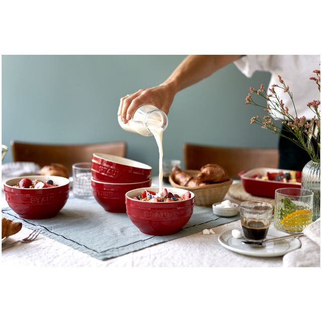 6.5-inch / 2-pc, Large Universal Bowl Set, Cherry,,large