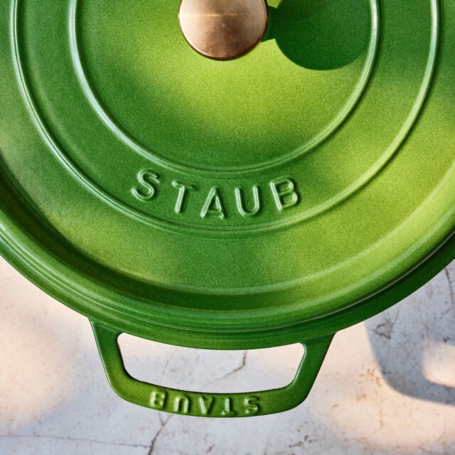 7 qt, Round, Dutch Oven, Pistachio,,large
